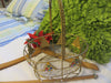 Basket Holiday Gold Wire Christmas Tree - JAMsCraftCloset