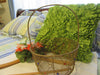 Basket Flower Girl Mesh Star Round Gold Wire Wedding Accessory - JAMsCraftCloset