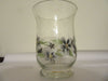 Vase Glass Hand Painted Black Flower Small Clear Floral - JAMsCraftCloset