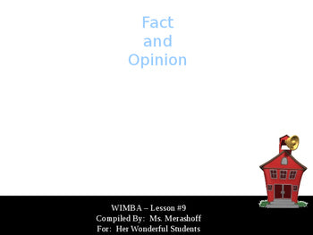 Fact and Opinion-Complete Teacher Lesson on PowerPoint JAMsCraftCloset