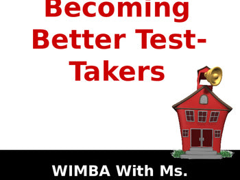 Becoming A Better Test Taker PowerPoint Complete Teaching Lesson JAMsCraftCloset
